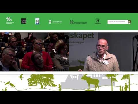 Människan i landskapet Sven G. Hultman 2012-11-15 på Naturhistoriska riksmuseet