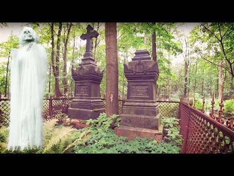 The oldest cemetery of St. Petersburg, Russia