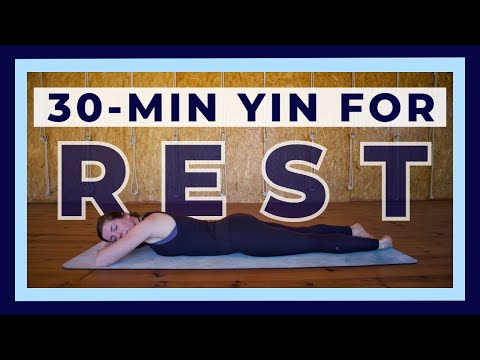 30-min Gentle Yoga Yoga Class for Beginners to Rest || Yin Yoga for When You're Tired