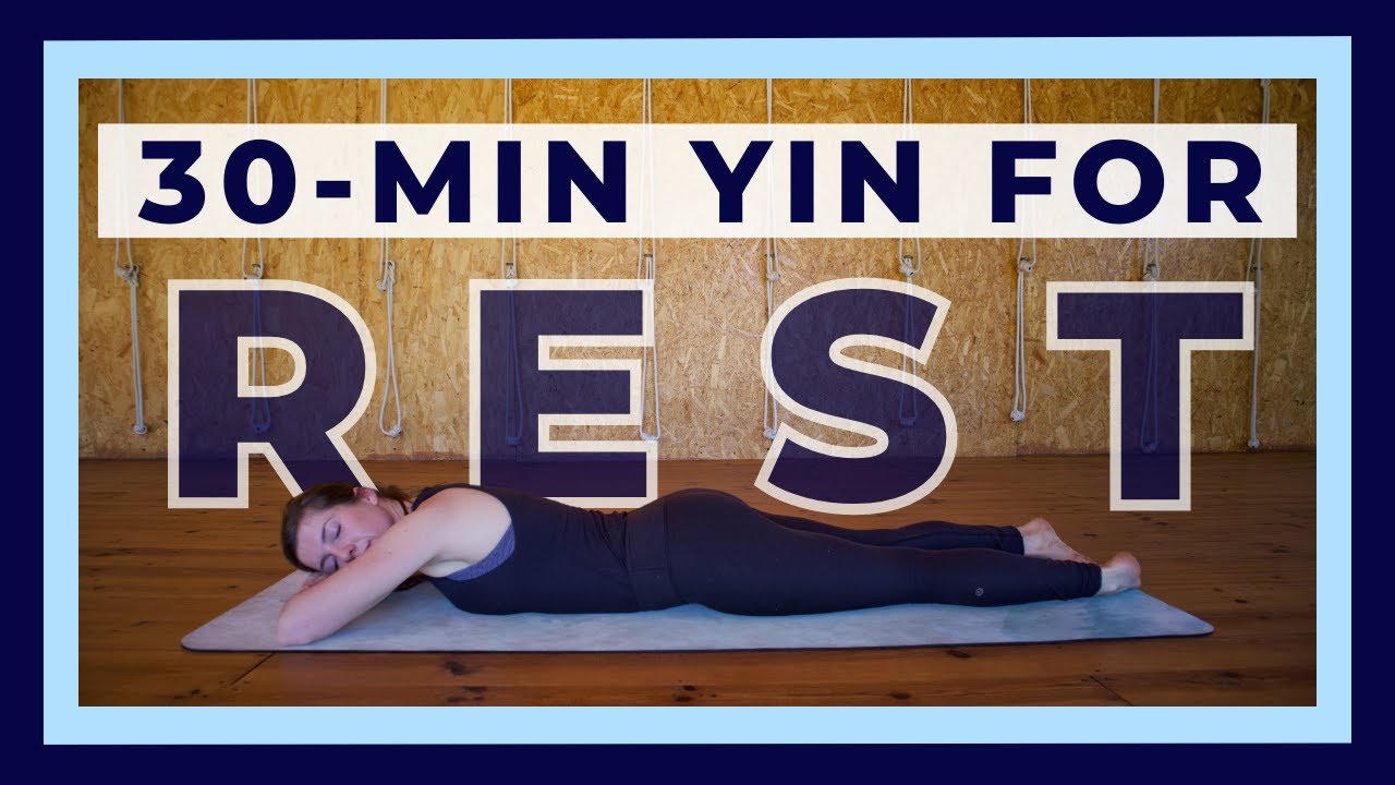 30-min Gentle Yoga Yoga Class for Beginners to Rest — Yin Yoga class, 32 minutes