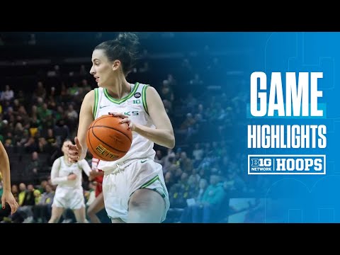 Purdue at Oregon | HIGHLIGHTS | Big Ten Women's Basketball | 1/15/25