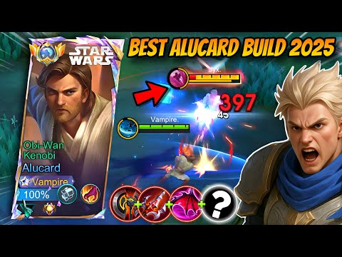 THE STRONGEST ALUCARD BUILD 2025! INSANE DAMAGE + ROTATION & EMBLEM BY VAMPIRE 🔥 | MLBB