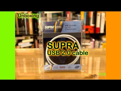 Unboxing: SUPRA USB cable from Jenving