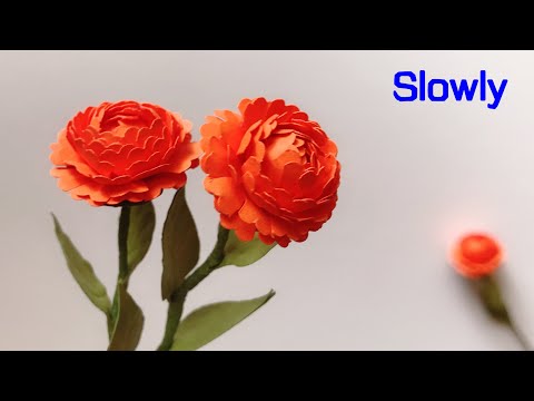 ABC TV | How To Make Mini Daisy Paper Flower With Shape Punch (Slowly) - Craft Tutorial