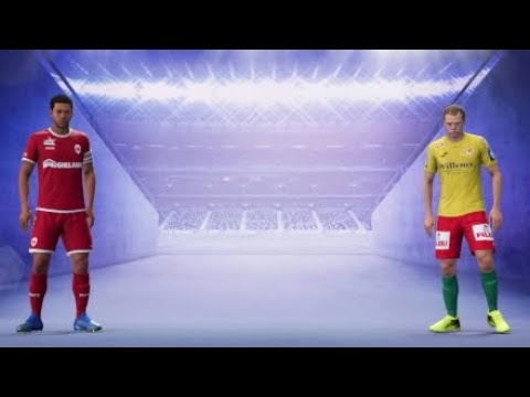 Belgian Jupiler League - KV Oostende @ Antwerp FC - FIFA 19 Simulation Full Game 9/11/18
