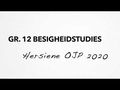 GR 12 OPSOMMING OJP 2020