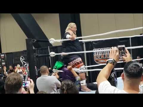 Rikishi vs Joker Stinkface - Long Beach Comic Con 2018 - LBCC