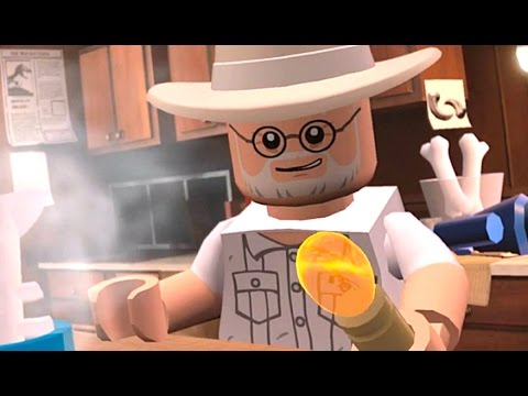 LEGO Jurassic World (Vita) 100% Walkthrough Guide #1 - Chapter 1 (Jurassic Park)