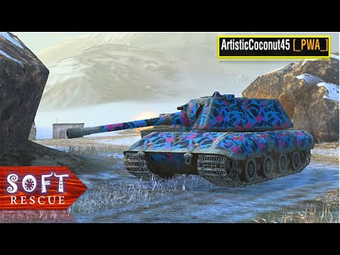 E 100: 6100 Damage , 4 Frags - WOT BLITZ -