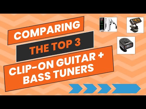 Comparing the 3 Best Clip-On Guitar + Bass Tuners on the Market