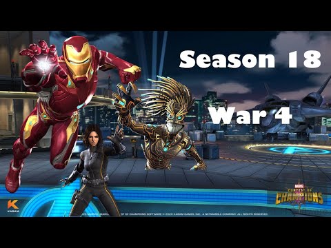 Alliance War Season 18 War 2 |Tier 2| Marvel Contest of Champions (MCOC)