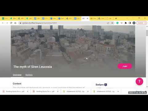 The myth of Siren Leucosia