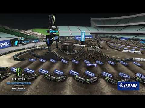 AMAスーパークロス 2022 Rd4 アナハイム（エンジェルスタジアム）West コース紹介動画