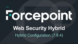 Hybrid Configuration | 7.8.4 | Forcepoint Web Security Hybrid