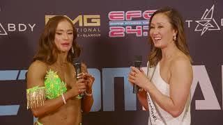 FMG International Worlds 2025 backstage interview with 338 Mia Broedelet