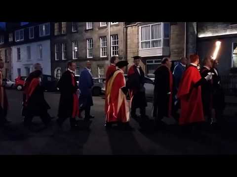 Graduation procession St. Andrews 2016