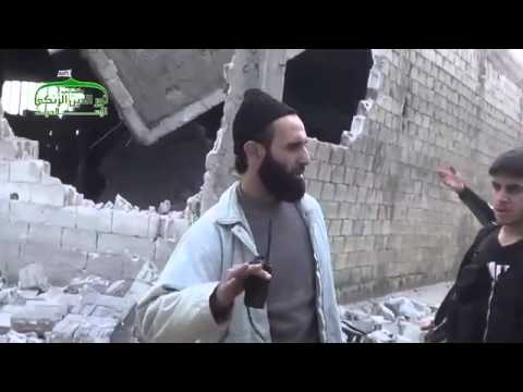 جوبة عسكرية مع كتائب نور الدين الزنكي قبل اقتحام معمل الإسكان في مدينة حلب