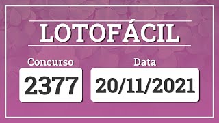 Capa de LOTOFÁCIL 2377