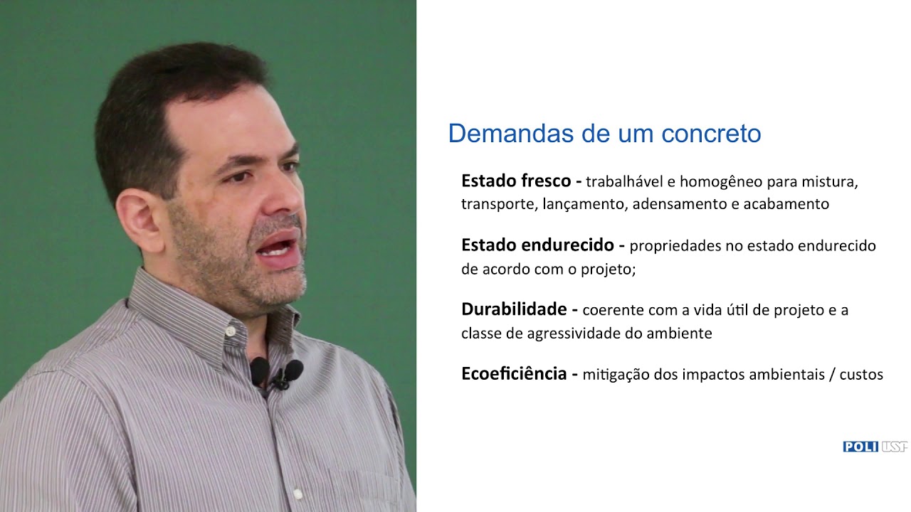 Dosagem (formulação) do concreto (Aula 10, parte 1)