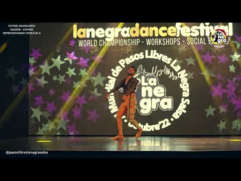 EIVYND ARANGUREN - 4º PUESTO solista masculino XI Mundial de Pasos Libres La Negra Salsa 2022