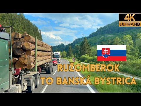 Driving in Slovakia: Ružomberok to Banská Bystrica