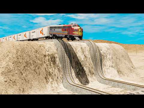 Trains vs Unfinished Railway Crashes #3 – BeamNG.drive | Modern BeamNG