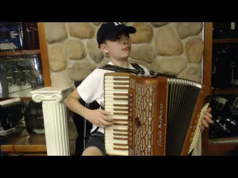 PSFOLKIV37CW - Mahogany Paolo Soprani Folk III Piano Accordion LMMM 37 96 $4999