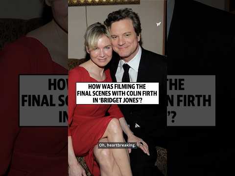 How was filming the final scenes with Colin Firth in ‘Bridget Jones’?