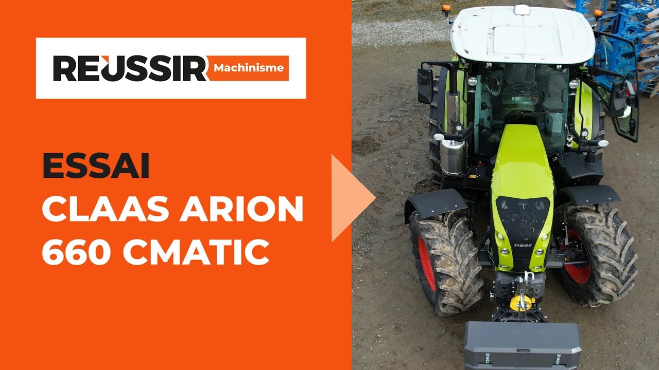 Essai du tracteur CLAAS Arion 660 CMatic