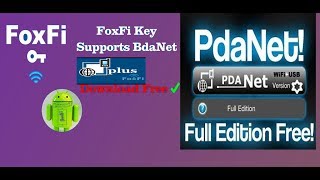 How to Unlock PdaNet+ Full Version (Download FoxFi Key).