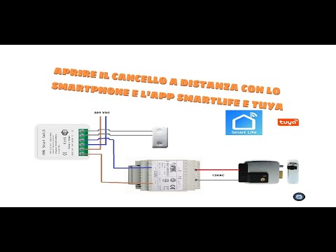 HOW TO OPEN A GATE REMOTELY WITH YOUR SMARTPHONE USING SMARTLIFE OR TUYA