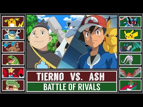 ASH vs. TIERNO (Pokémon Sun/Moon) - Kalos League Battle (Custom)