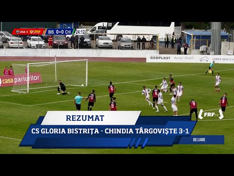 Liga 2 Casa Pariurilor, Etapa 10: CS Gloria Bistrița - Chindia Târgoviște 3-1 (Rezumat, 18.10.2025)