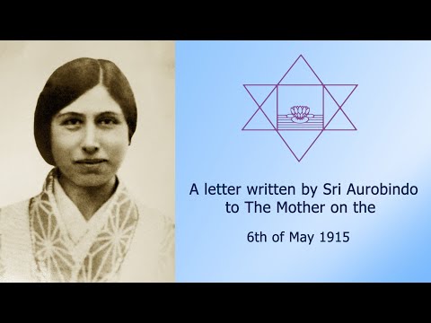 A letter written by Sri Aurobindo to The Mother
