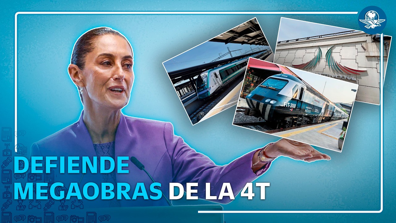 Defiende Sheinbaum Megaobras de la 4T y resalta visita de millones de pasajeros en Segundo Informe
