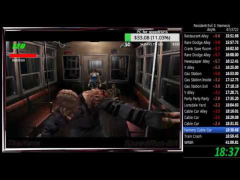 (PC)Resident Evil 3 Any% 41:06 (Former World Record)