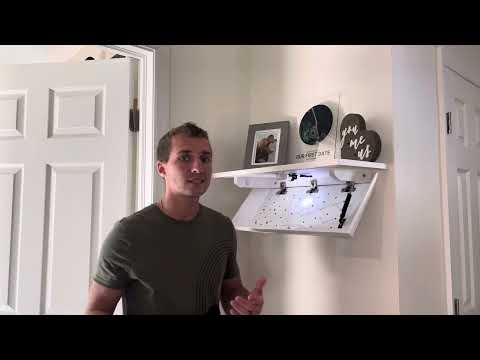 Lockdown In Plain Sight Shelf with Hidden Compartment Overview \u0026 Features (Link In Description)
