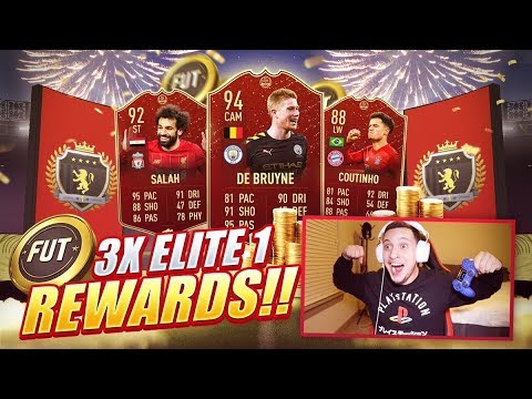 MY 28-2 FUT CHAMPS REWARDS!!! 3X ELITE 1 REWARDS! 2 TOTY NOMINEES IN 1 PACK!! FIFA 20 Ultimate Team