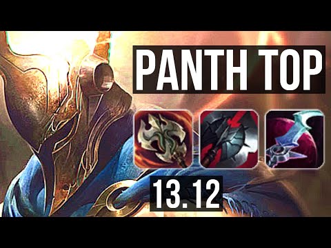 PANTHEON vs RAMMUS (TOP) | 1300+ games, 6 solo kills, 1.5M mastery, Legendary | EUW Master | 13.12