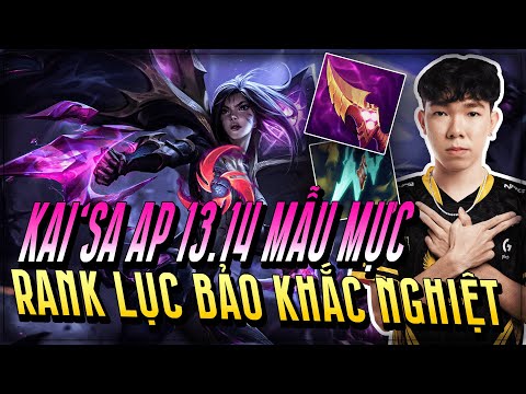 BUILD KAI'SA AP 13.14 MẪU CHO ANH EM LEO RANK | TRẬN ĐẤU CĂNG THẲNG Ở RANK LỤC BẢO | SLAYDER
