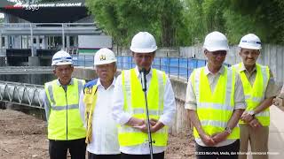 Download lagu Atasi Banjir Jakarta, Presiden Jokowi Tinjau Proyek Sodetan Ciliwung, Jakarta, Senin (24/1) mp3