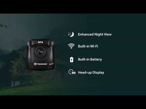 Transcend DrivePro 250 Dash Camera | 2K QHD1440P | STARVIS | WiFi | Build-in Battery | Taiwan Made