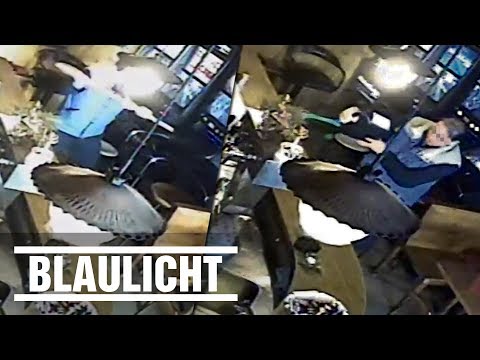 Randale im Restaurant - Krawall mit Schlagstock und Benzin