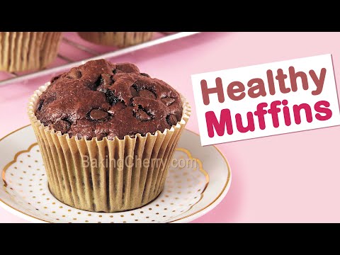 No Refined Sugar, No Added Fat | HEALTHY CHOCOLATE MUFFINS | Easy Breakfast Idea | Baking Cherry