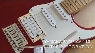 Video thumbnail for ギターレストア  YAMAHA PACIFICA 112 by hdshimase