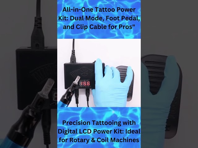 Vídeo relacionado con ATOMUS Black ABS Tattoo Footswitch Foot Pedal Switch for Tattoo Machine Power Supply