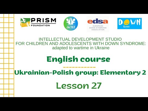 English LESSON 27 / Elementary 2 _ Ukrainian-Polish group