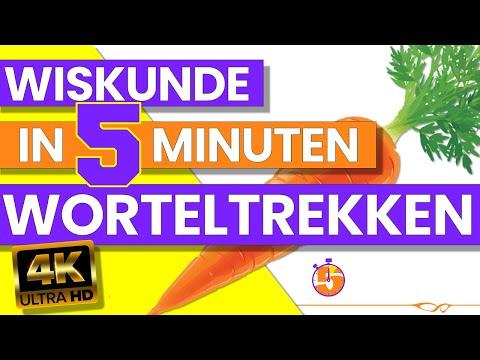 WISKUNDE IN 5 MINUTEN - Worteltrekken