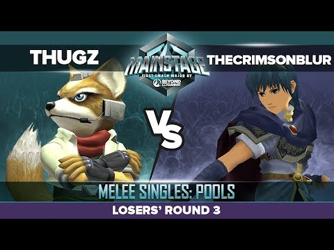 THuGz vs TheCrimsonBlur - Losers' Round 3: Melee Singles Pools - Mainstage | Fox vs Marth
