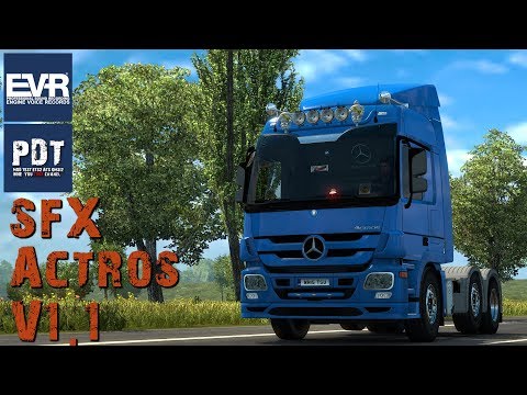 [ETS2. V1.32]...PDT...SFX Mercedes Actros MP3 1844 EEV By EVR V1.1
